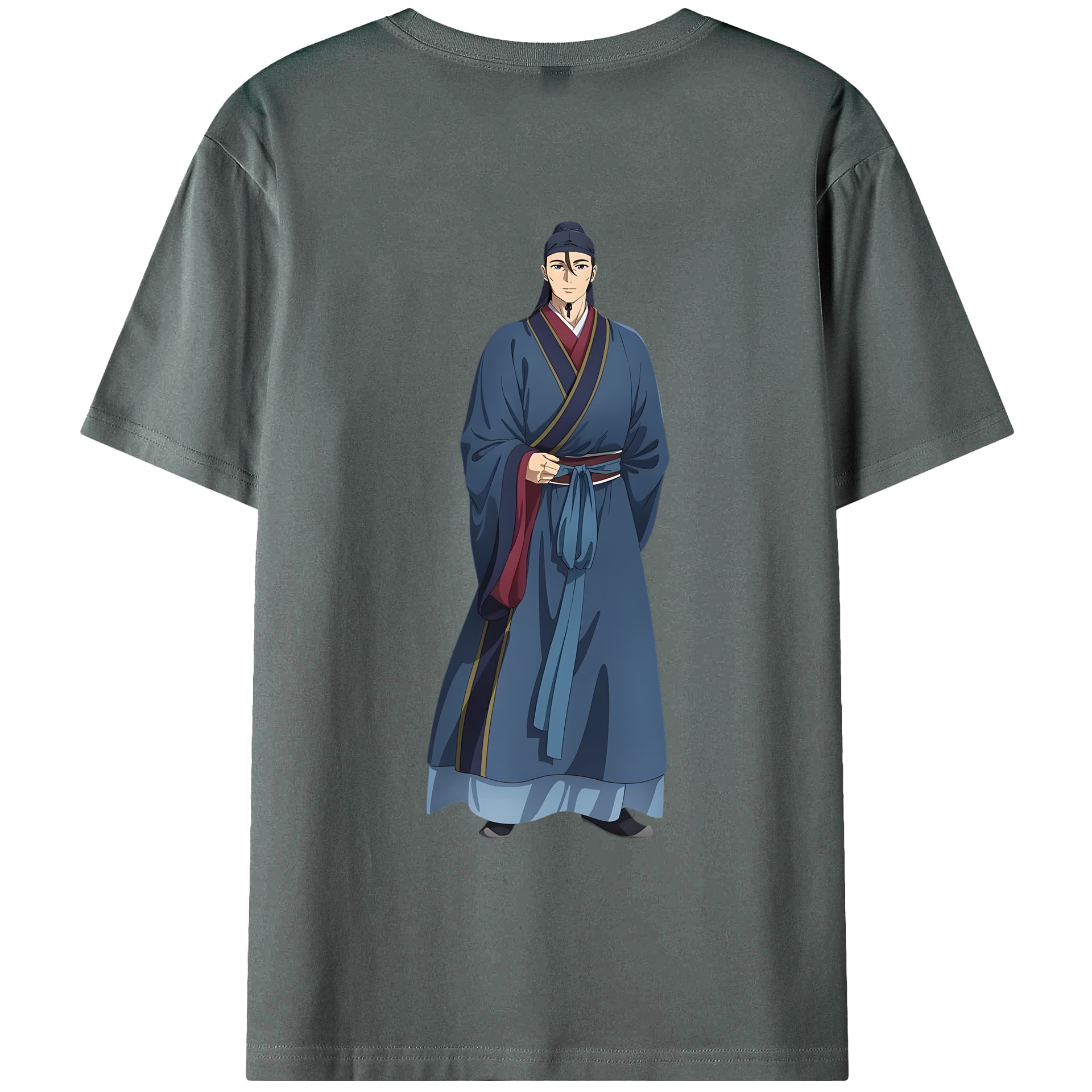 （画像用） 薬屋のひとりごと The Apothecary Diaries 綿100％ メンズ半袖Tシャツ（バックプリント） 通気性